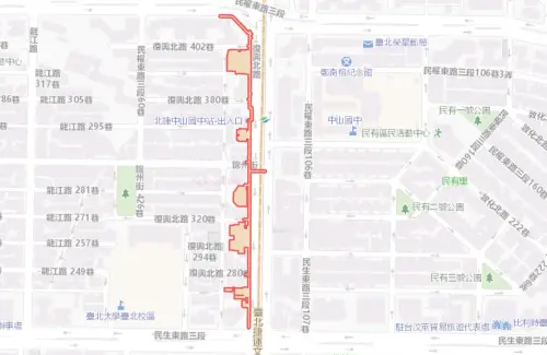 ▲台北市10月15日停水範圍。（圖／自來水公司water.gov.tw）