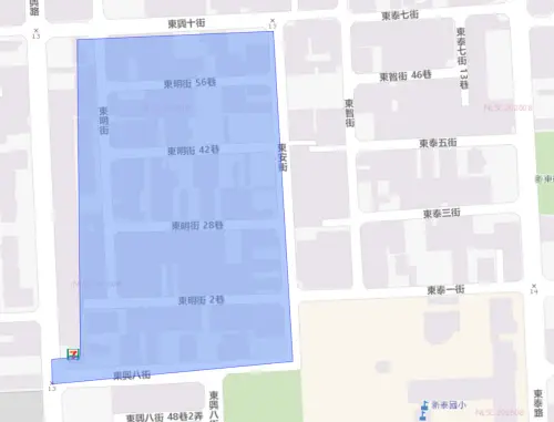 ▲台南市10月15日停水範圍。（圖／自來水公司water.gov.tw）