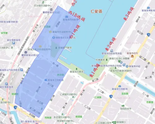 ▲基隆市10月15日停水範圍。（圖／自來水公司water.gov.tw）