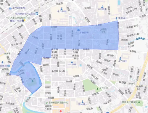 ▲雲林縣10月15日停水範圍。（圖／自來水公司water.gov.tw）