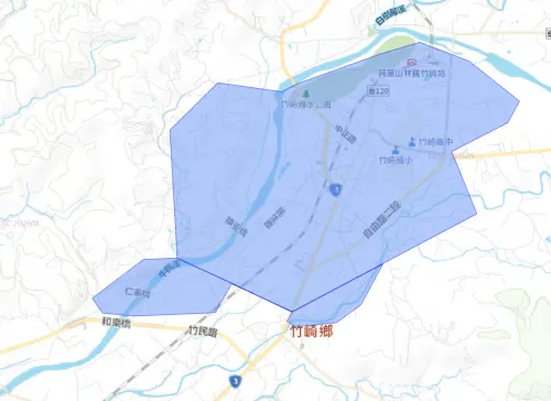 ▲嘉義縣10月15日停水範圍。（圖／自來水公司water.gov.tw）