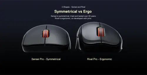 ▲Rival Pro & Sensei Pro Series｜經典 Pro 血統，新世代效能。（圖／宏碁遊戲提供）
