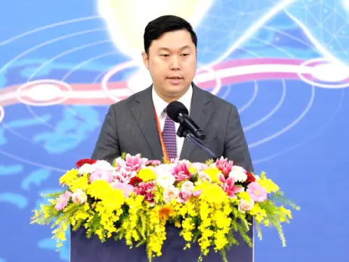 ▲國家安全會議副秘書長李問致詞。(圖／海洋委員會提供)