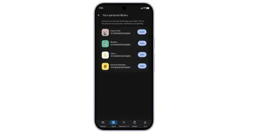 ▲Google Play開放使用者透過AI打造個人專屬App，不必申請開發者帳號，就能在Android手機上安裝及執行，目前率先在美國開放。（圖／Google提供）