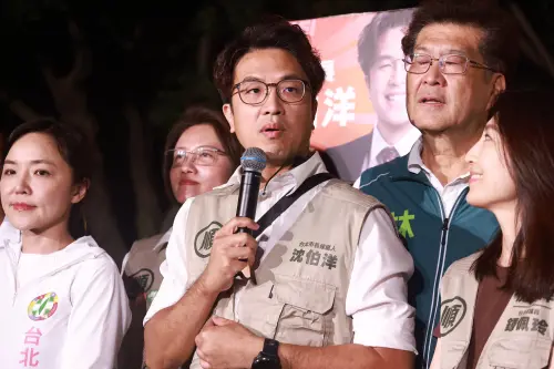 ▲沈伯洋昨晚赴士林夜市掃街。（圖／記者葉政勳攝，2026.10.14）
