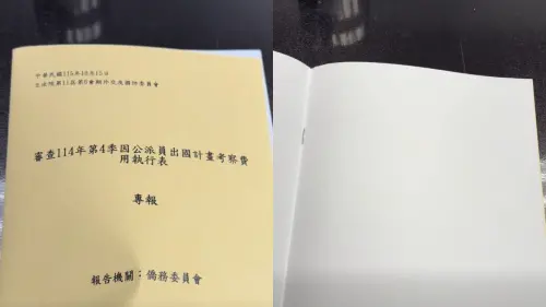 僑委會專報「全空白」！羅智強諷太神奇：撒檸檬水才看得到字嗎
