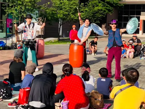 ▲「艸創心演擊樂場」將帶來打擊樂演出，打造精彩的秋日派對。（圖／新北市政府文化局提供）