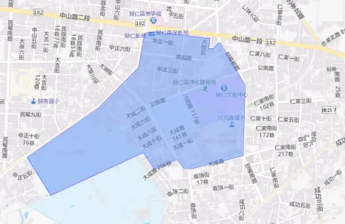▲台南市10月16日停水範圍。（圖／自來水公司water.gov.tw）