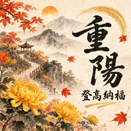 ▲▼2026重陽節早安圖片免費下載。（圖／AI生成）