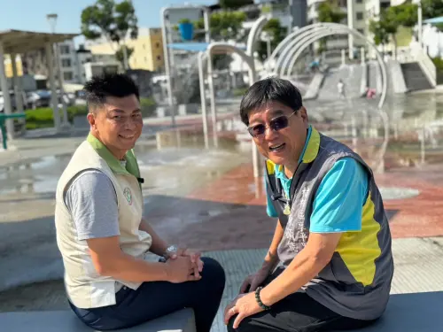 照顧全齡需求　黃文志爭取特色遊具翻轉公園