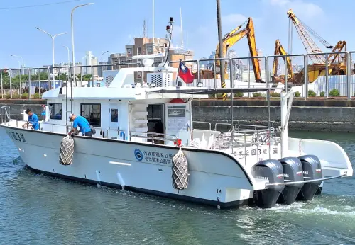 海洋環境保育新利器！海洋公園處國家公園3號由高雄到澎湖東吉港