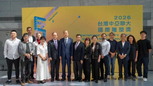▲2026台灣中亞聯大國際雕塑獎，今日舉行頒獎典禮，由日本藝術家西野康造奪金。（圖／中亞聯大提供）