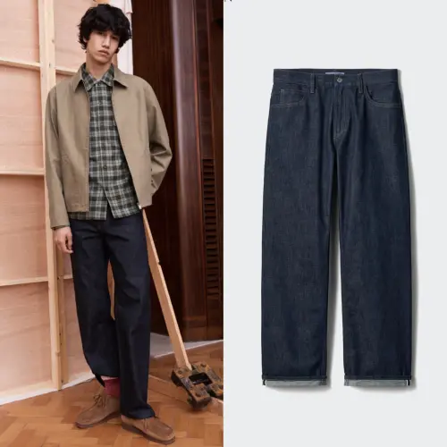 ▲488684「赤耳直筒牛仔褲」1290元。（圖／UNIQLO uniqlo.com）