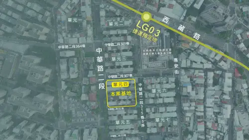 ▲南機場單元四基地面積約1,136坪，涵蓋中華路二段307至311巷美食熱區，緊鄰捷運萬大線。（圖／台北住都中心提供）