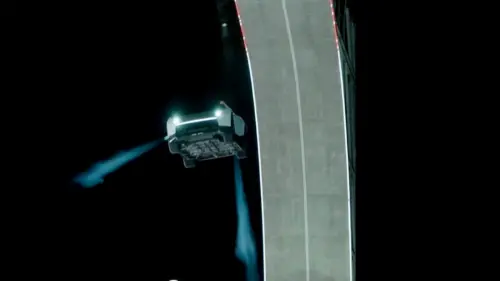 ▲特斯拉新款Roadster跑車亮相，不只能飛還會空中翻滾。（圖／路透／達志影像）
