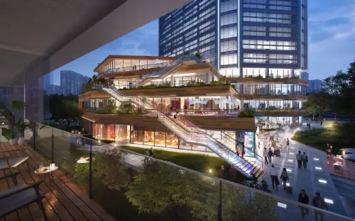 ▲「台電南港北部儲運中心舊址AR1都市更新案」冠德建設規劃聯手日本森大廈都市企劃株式會社，取法六本木之丘經驗，型塑與公共空間相融的魅力街區。（圖／取自台灣電力公司）
