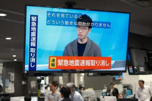 日本全國嚇破膽！氣象廳誤發「規模9.9」地震速報　8分鐘後急撤回