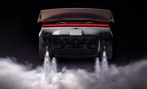 新車撞上特斯拉飛天車！保時捷變最大苦主　廣告被灌爆：你能飛嗎