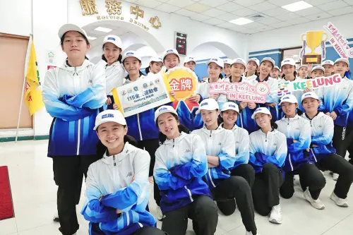 ▲基隆市代表隊選手士氣高昂，準備在各項賽事中發揮平時訓練成果，為團隊及基隆市爭奪金牌與最佳成績。（圖／基隆市政府提供）