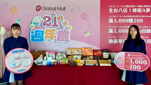 搶攻會員經濟！Global Mall新左營車站週年慶10/22開跑