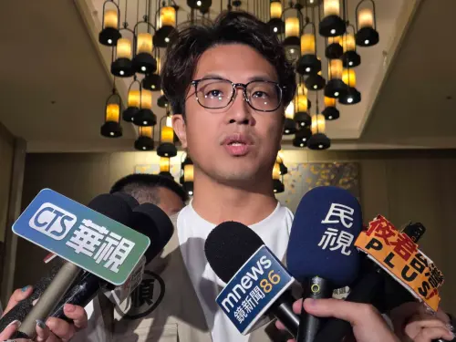 ▲沈伯洋出席雲林鄉親後援會成立大會。（圖／記者陳佩君攝，2026.10.17）