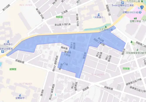 ▲宜蘭縣10月19日停水範圍。（圖／自來水公司water.gov.tw）