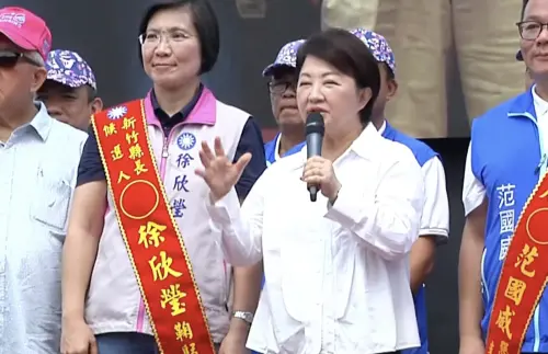 盧秀燕站台徐欣瑩！喊新竹不能選錯人：縣長要懂科技