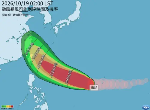 颱風會來台灣嗎？薔琵「最新暴風侵襲率」又上升　台北4縣市破50%