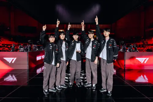 ▲由 Faker 領軍的 T1，LOL 世界賽瑞士輪首場，抽中巴西 CBLOL 第一種子 LOS。（圖／LCK Flickr）