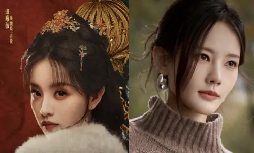 ▲田曦薇（左）在《嫁金釵》中一人分飾兩角；李一桐在《美人余》中和渣夫諜對諜。（圖／翻攝自微博@嫁金釵、@美人余）