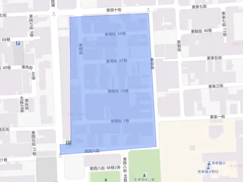 ▲台南市10月20日停水範圍。（圖／自來水公司water.gov.tw）