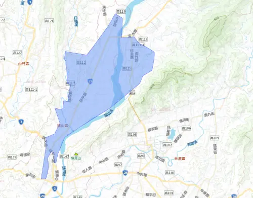 ▲高雄市10月20日停水範圍。（圖／自來水公司water.gov.tw）