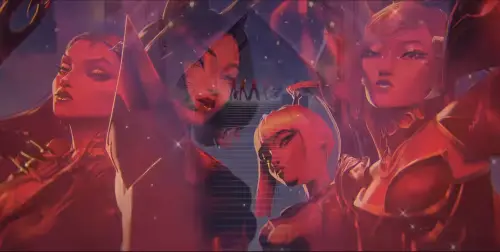 ▲K/DA全新單曲〈FIRESTARTER〉MV因為社群外流事件，官方只能提前上線。（圖／LOL官方YouTube）