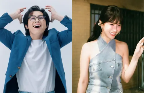 ▲網友點名HowHow（左）是有名但0爭議網紅，但嫉妒笑喊：「娶到鄧福如（右）是唯一敗筆」。（圖／翻攝自How Fun 如何爽FB、IG@afuuuuuuuuuu）