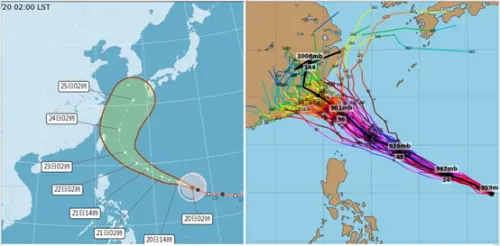 颱風有可能登陸！吳德榮：薔琵路徑「估通過台灣」　周五、六紫爆