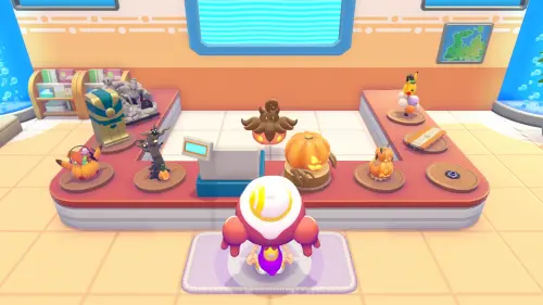 ▲收集來的「南瓜棒棒糖」可以用來交換家具等物品。（圖／翻攝自《Pokémon Pokopia》官網）