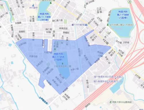 ▲桃園市10月21日停水範圍。（圖／自來水公司water.gov.tw）