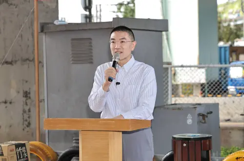 ▲基隆市長謝國樑親自主持暖暖機車練習場啟用典禮。（圖／基隆市政府提供）