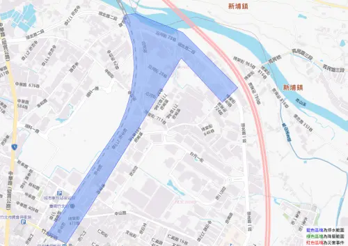 ▲新竹縣10月21日停水範圍。（圖／自來水公司water.gov.tw）