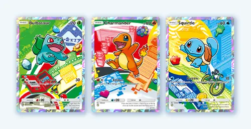 ▲特別卡包「最初的夥伴」，可抽到各個地區的御三家。（圖／《PTCG Pocket》提供）