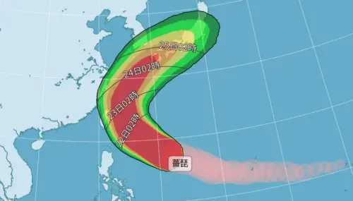 10/23禮拜五會停班停課嗎？薔琵暴風侵襲率曝　北北基5縣市破60%