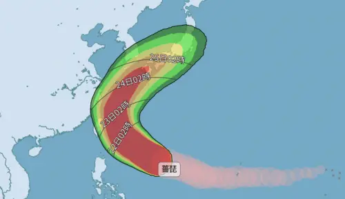 ▲薔琵颱風路徑將襲台，「基隆、台北、新北、桃園、宜蘭、花蓮」都可能受暴風圈影響。（圖／中央氣象署cwa.gov.tw）