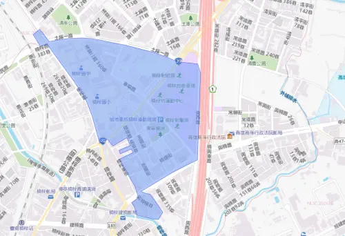 ▲高雄市10月22日停水範圍。（圖／自來水公司water.gov.tw）