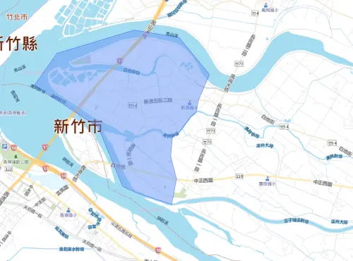 ▲新竹縣市10月22日停水範圍。（圖／自來水公司water.gov.tw）