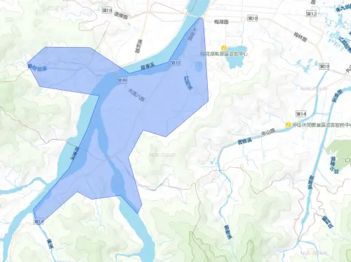 ▲宜蘭縣10月22日停水範圍。（圖／自來水公司water.gov.tw）