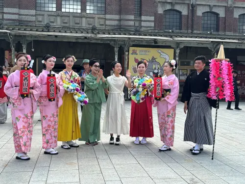 ▲記者會安排日式舞踊及實境角色扮演團隊演出，呈現不同年代與風格的裝扮。（圖／記者金武鳳攝，2026.10.21)