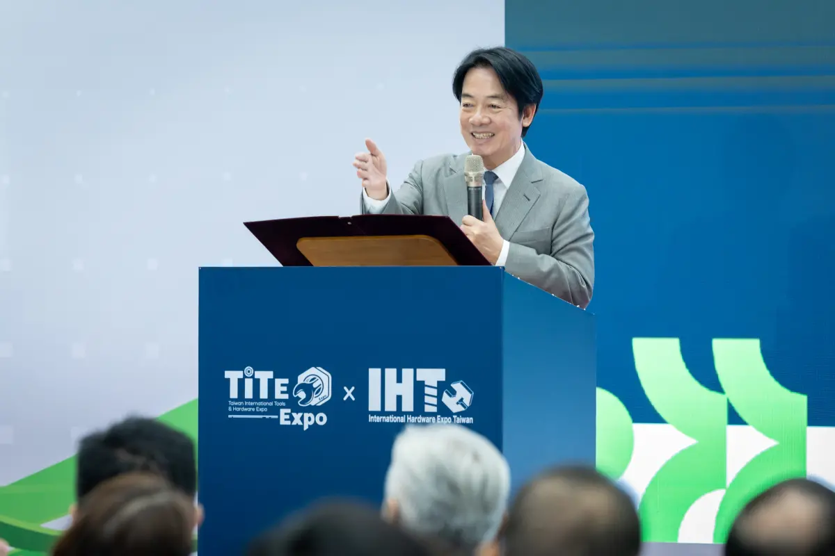 Taiwan showcases industrial strength as President Lai pledges support for hardware sector