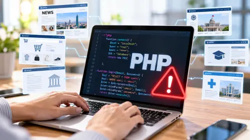 ▲PHP廣泛應用於新聞、購物、政府及企業網站，近日爆出重大安全漏洞，恐讓駭客有機可乘。（圖／AI生成示意圖）