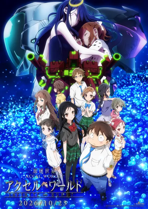 ▲《加速世界 劇場版 INFINITE BURST》由《刀劍神域》作者川原礫親自撰寫原創故事，睽違10年首度登上台灣大銀幕，10月23日上映。（圖／木棉花提供）