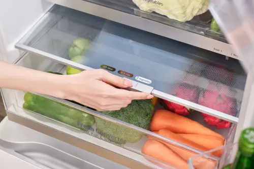 ▲LG FRESH Converter隨選保鮮室提供魚、肉、蔬菜三種保鮮模式。（圖／品牌提供）